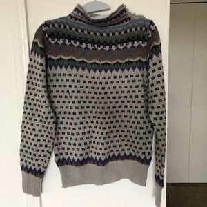 Vintage mock neck sweater